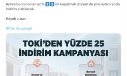 TOKİ’den Peşin Ödemede %25 İndirim Kampanyası Başlıyor