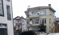 Çanakkale'de sağanak; yollar göle döndü