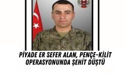 Pençe-Kilit Harekatı bölgesinde 1 asker şehit oldu