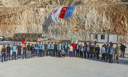 Şırnak Gabar Dağı petrol sahasında 125 personel ile tatbikat yapıldı