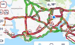 İstanbul- İstanbul’da haftanın son iş gününde trafik yüzde 80’e ulaştı