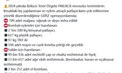 Bakan Yerlikaya: PKK/KCK'ya ait 709 mağara ve sığınak imha edildi