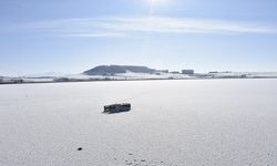 Buz tutan göllerde 'Eskimo' usulü balık avı / Ek fotoğraflar