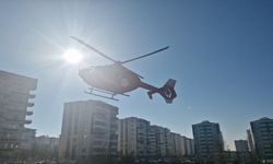 Ambulans helikopter, lösemi hastası için havalandı