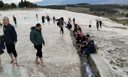 Pamukkale'de kuraklık tehdidi; suyun debisi düştü