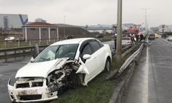 Tekirdağ'da 3 araç kazaya karıştı; 6 yaralı