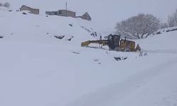 Van'da kapalı 468 yerleşim yolu açıldı; Hakkari'de kar kalınlığı 1,5 metreyi buldu