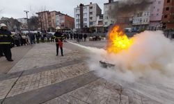 Ordu’da kamu kurumlarına yangın bilinci