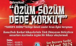 Türkiye geneli liseler arası "Özüm Sözüm Dede Korkut" öykü yarışması başlıyor