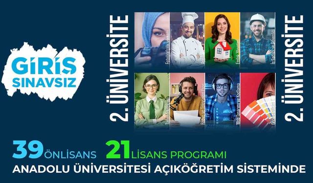 Sınavsız İkinci Üniversite kayıtları başladı