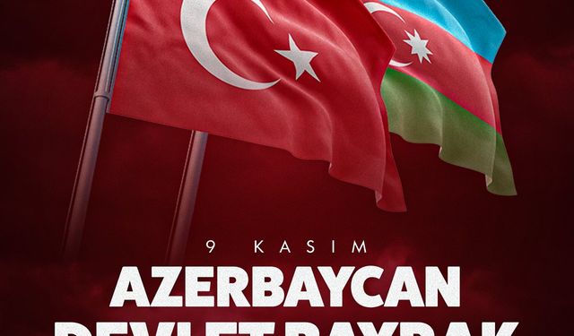 Cumhurbaşkanı Erdoğan, Azerbaycan'ın 'Devlet Bayrak Günü'nü kutladı