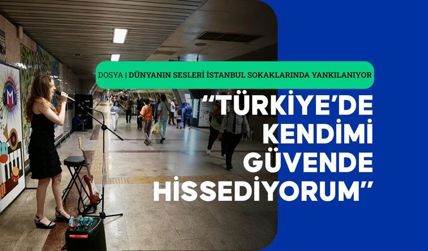 Ukraynalı Genç Müzisyen Sofie Demi, İstanbul'un Sokaklarında Sanatıyla Büyülüyor